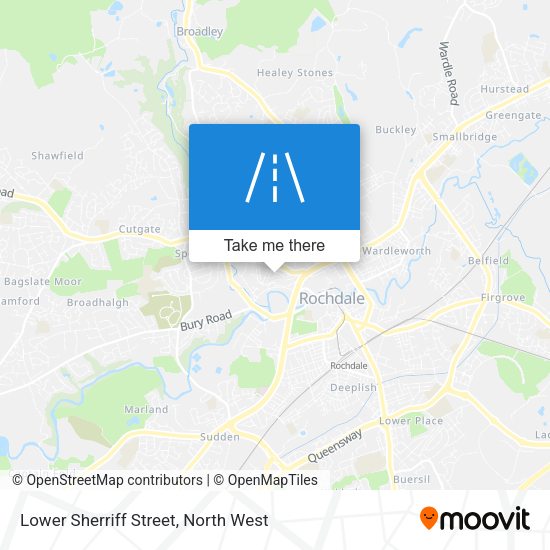Lower Sherriff Street map