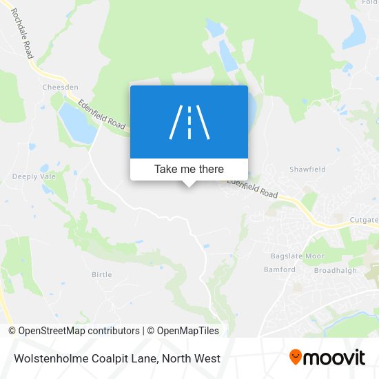 Wolstenholme Coalpit Lane map