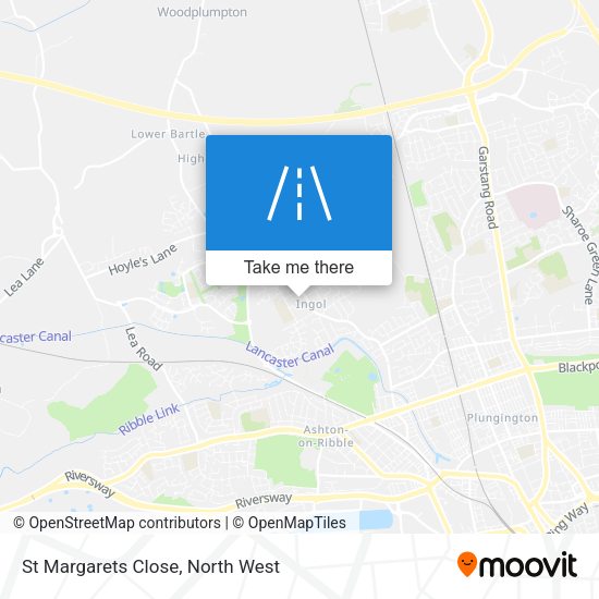 St Margarets Close map
