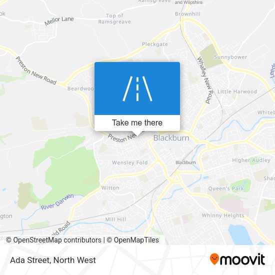 Ada Street map