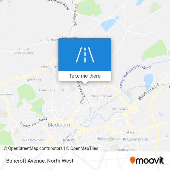 Bancroft Avenue map