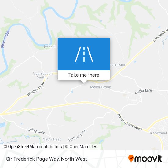 Sir Frederick Page Way map
