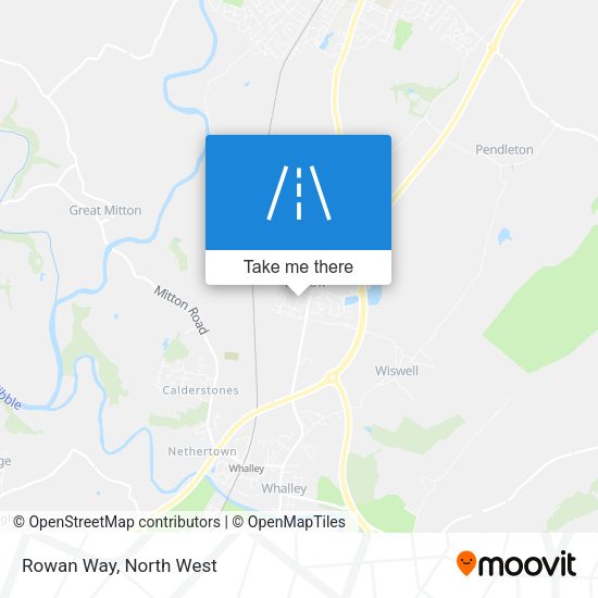 Rowan Way map