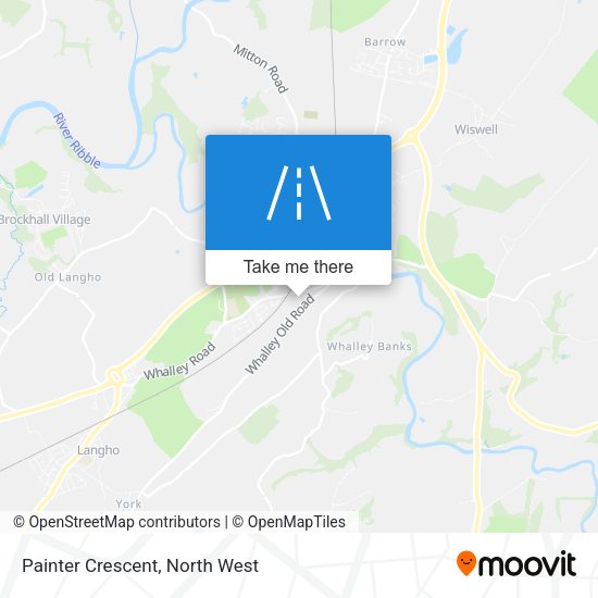 Painter Crescent map