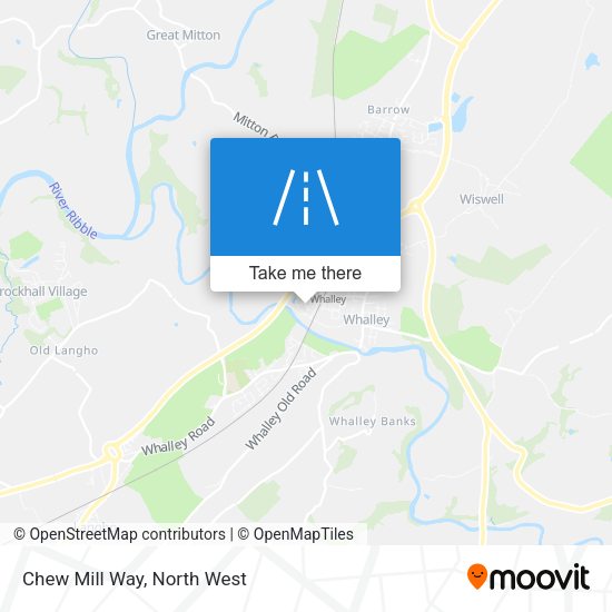 Chew Mill Way map