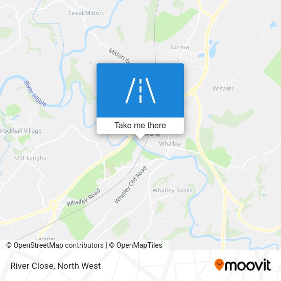 River Close map