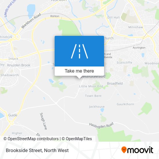 Brookside Street map