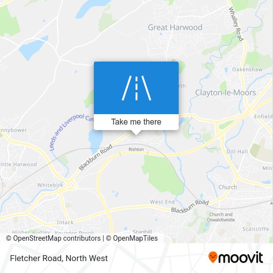 Fletcher Road map
