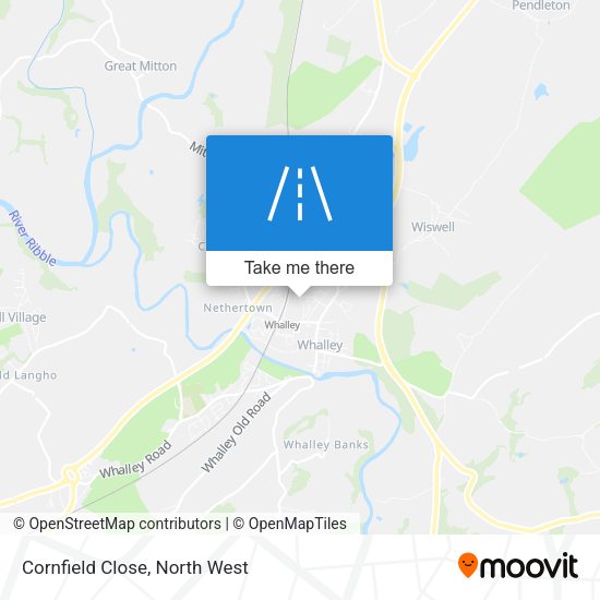 Cornfield Close map