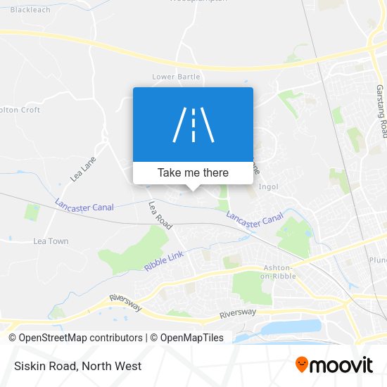 Siskin Road map
