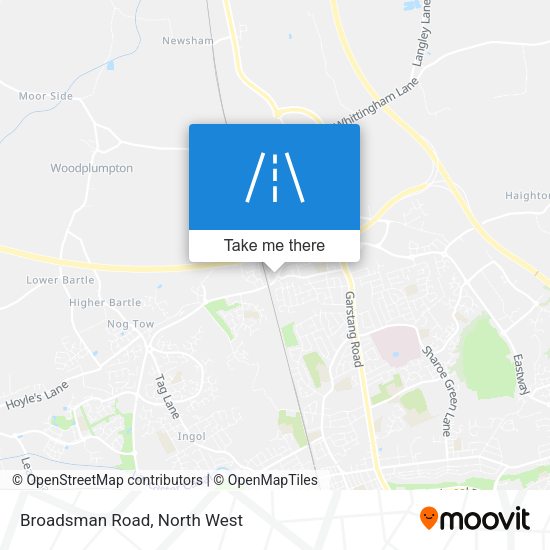 Broadsman Road map