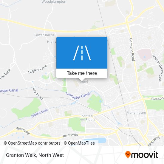 Granton Walk map