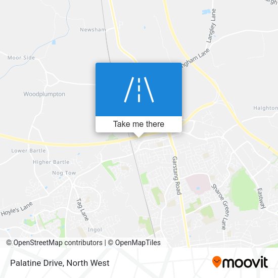Palatine Drive map