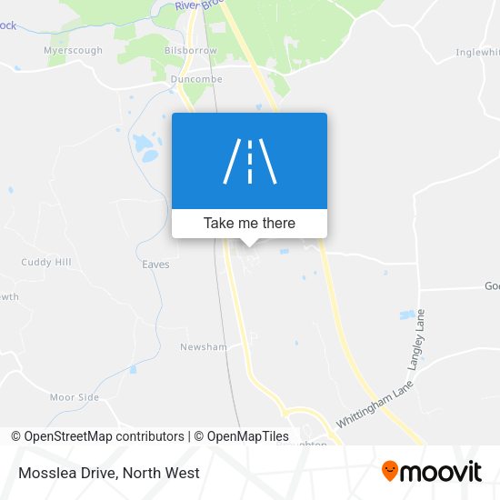 Mosslea Drive map