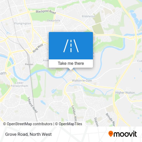 Grove Road map