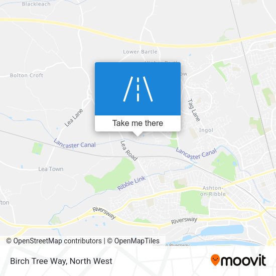 Birch Tree Way map