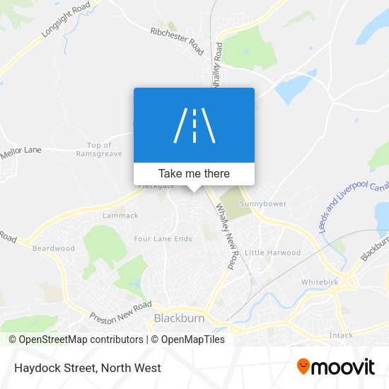 Haydock Street map