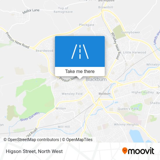 Higson Street map