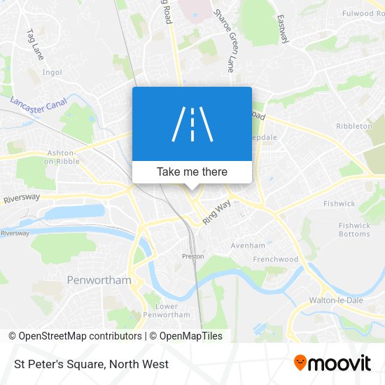 St Peter's Square map