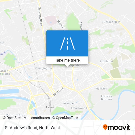 St Andrew's Road map