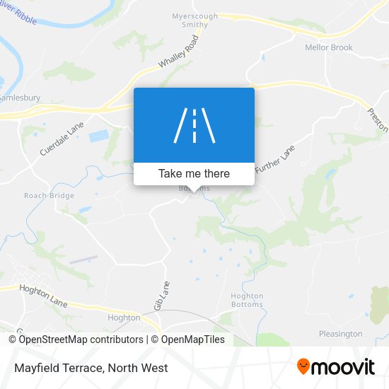 Mayfield Terrace map