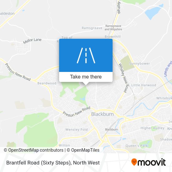 Brantfell Road (Sixty Steps) map