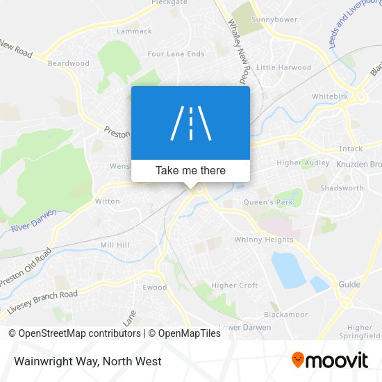 Wainwright Way map
