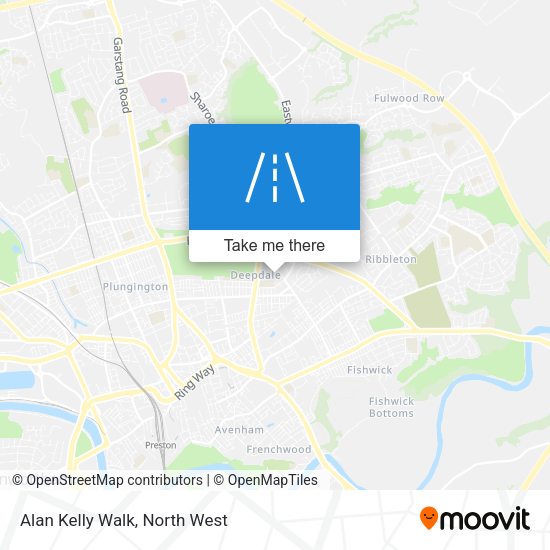 Alan Kelly Walk map