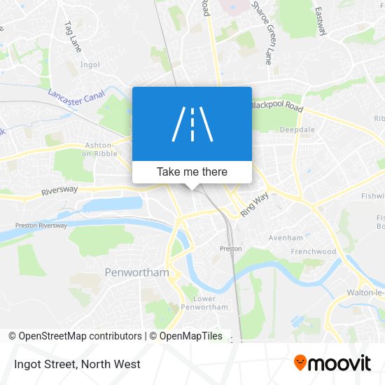Ingot Street map