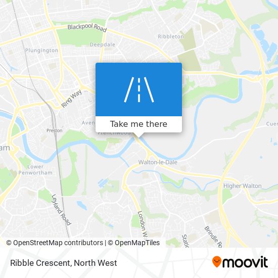 Ribble Crescent map