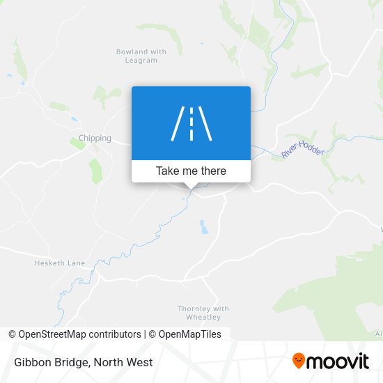 Gibbon Bridge map