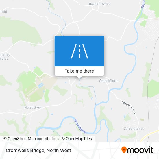 Cromwells Bridge map