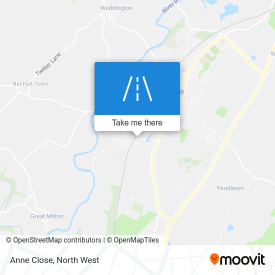 Anne Close map