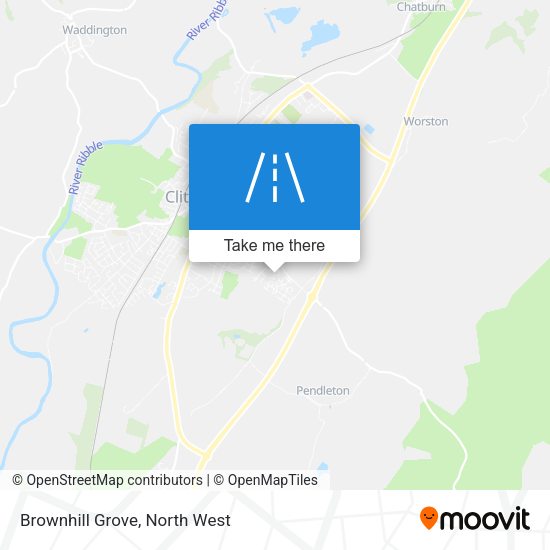 Brownhill Grove map