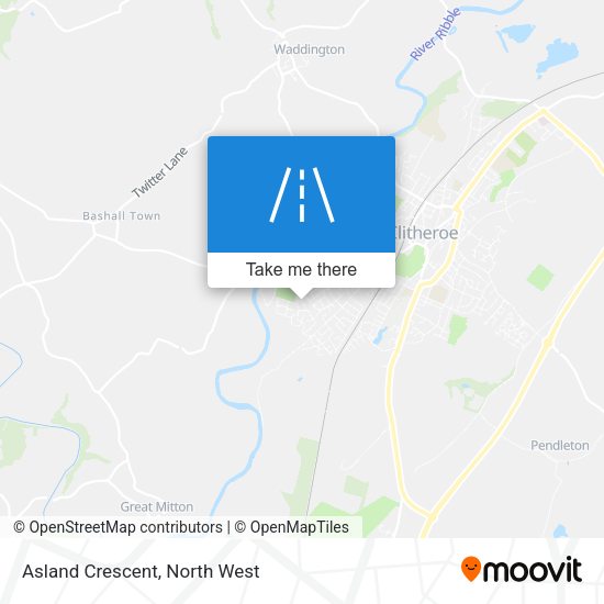 Asland Crescent map