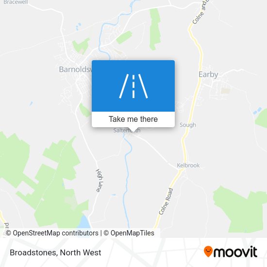 Broadstones map