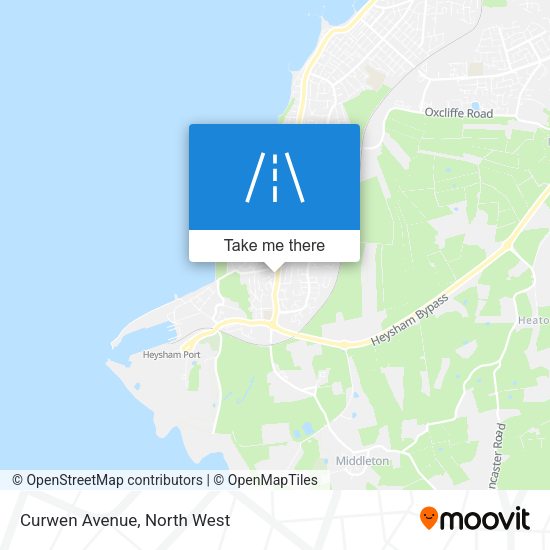 Curwen Avenue map