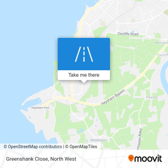 Greenshank Close map