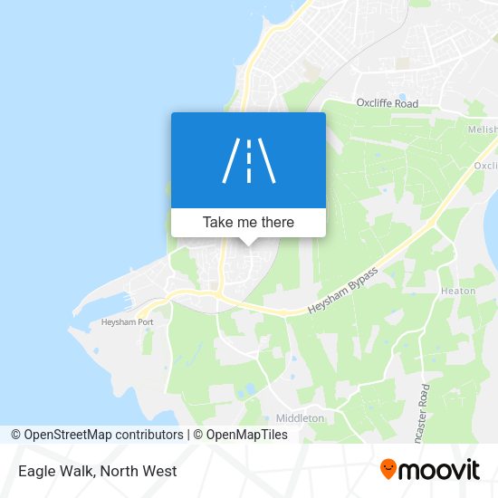 Eagle Walk map
