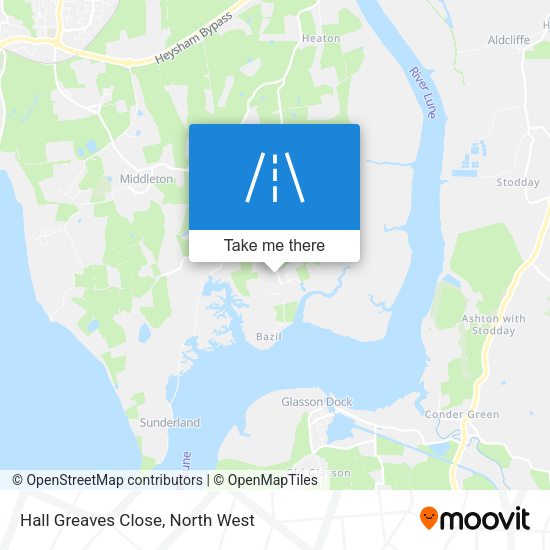 Hall Greaves Close map