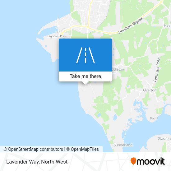 Lavender Way map