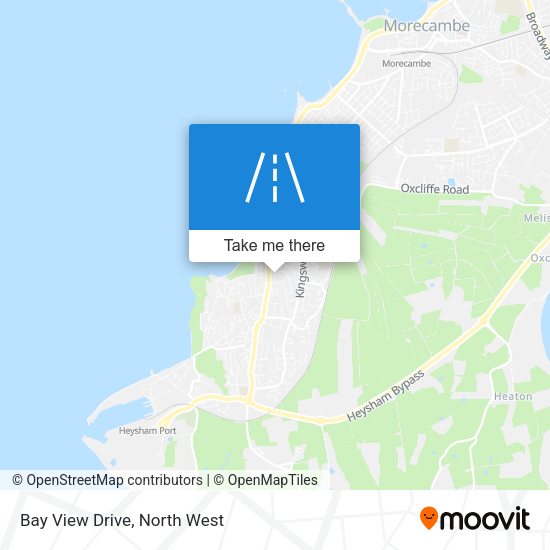 Bay View Drive map