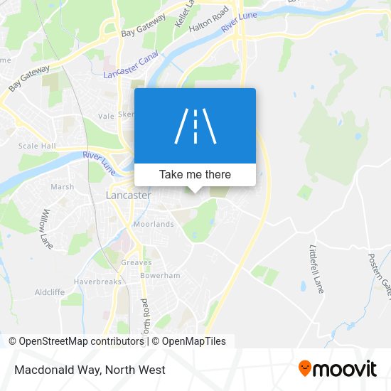 Macdonald Way map