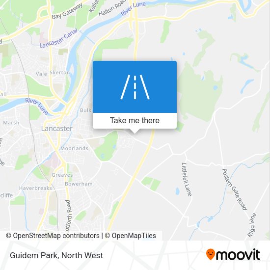 Guidem Park map