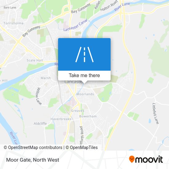 Moor Gate map