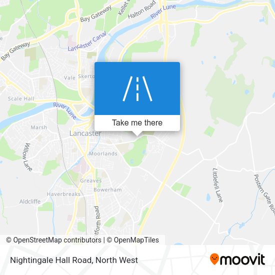 Nightingale Hall Road map