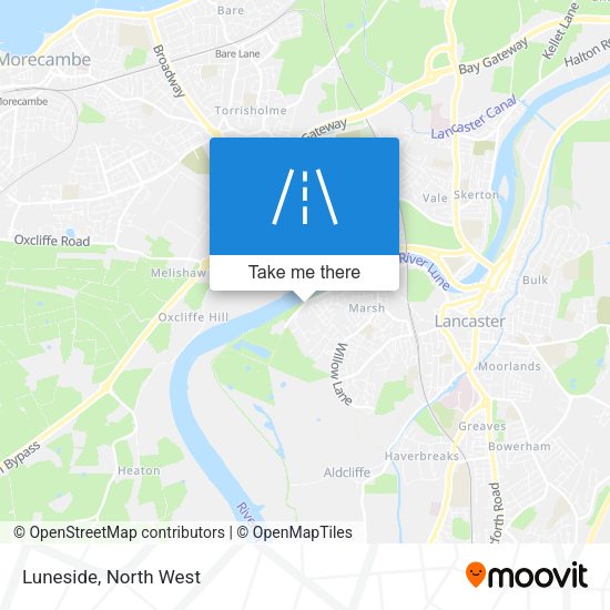 Luneside map