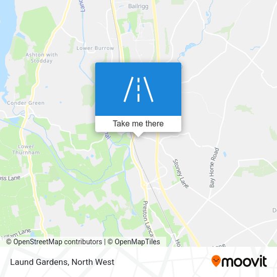 Laund Gardens map