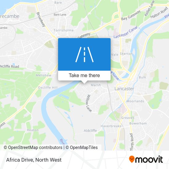 Africa Drive map