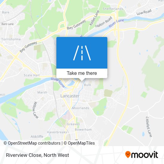 Riverview Close map